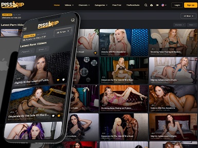 PissRip website design