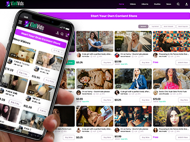 iSellVids website design